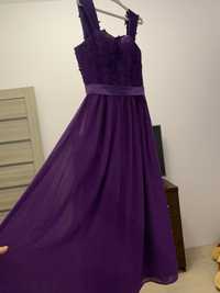 Плаття довге фіолетове для дружки , на весілля