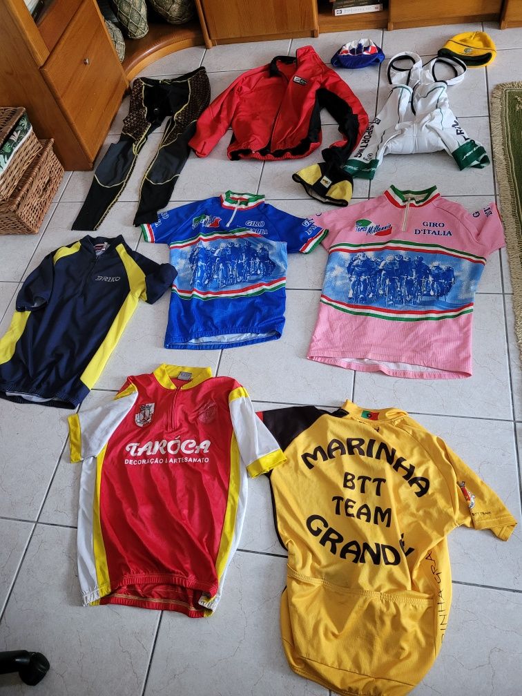 Roupa para ciclistas(tudo)