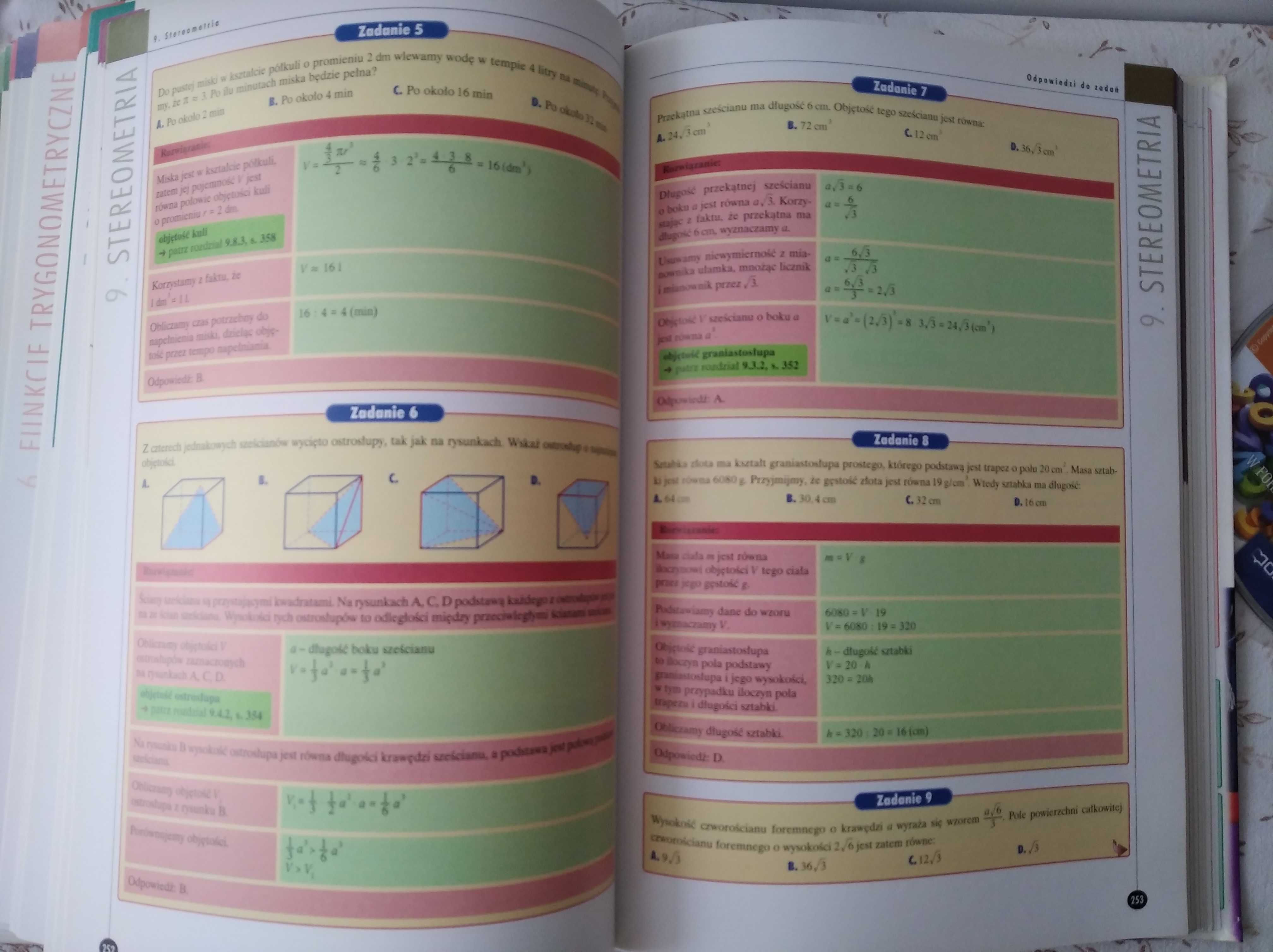 Obowiązkowa matura z matematyki 2012 Ponad 1300 zadań + płyta CD