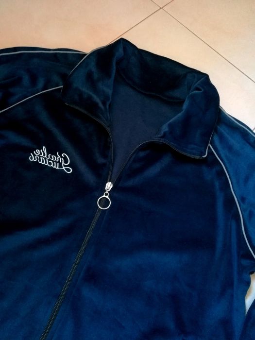 Rozpinany dres welurowy