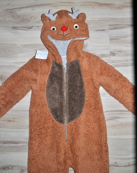 91^ renifer jelonek sarenka strój przebranie piżama 6/7 Lat 116/122