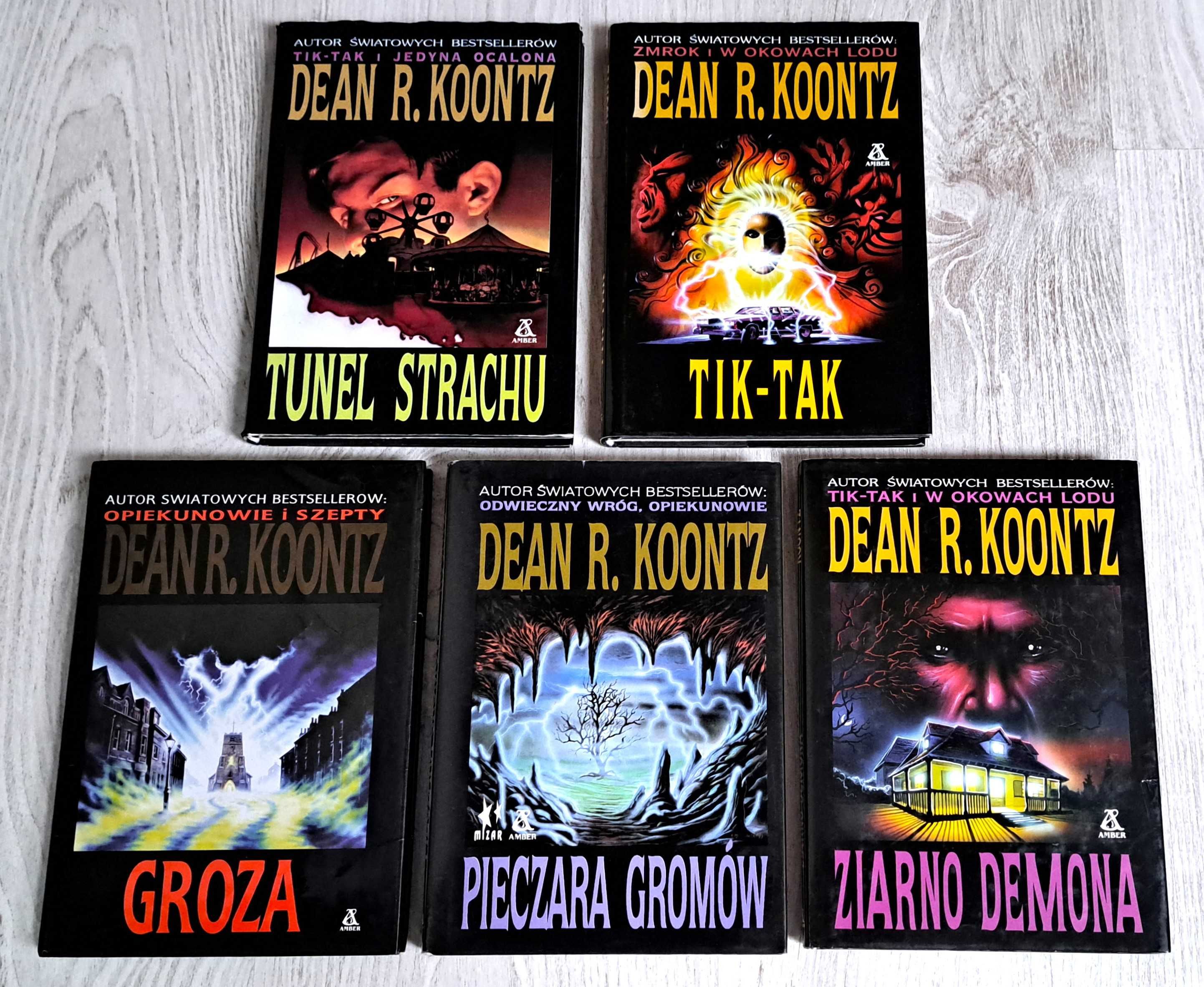 Koontz Groza + Pieczara gromów + Ziarno demona + Tik-Tak Tunel strachu