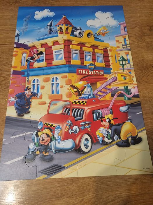 Puzzle Micky Mouse and friends