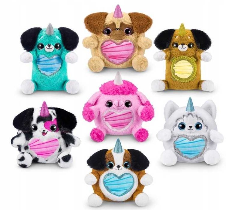 ZURU RAINBOWCORNS Puppycorn Rescue Pluszowy jednorożec