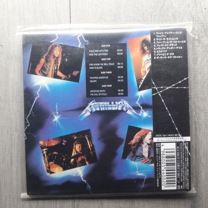 2 CDs Metallica formato Mini LP edição japonesa