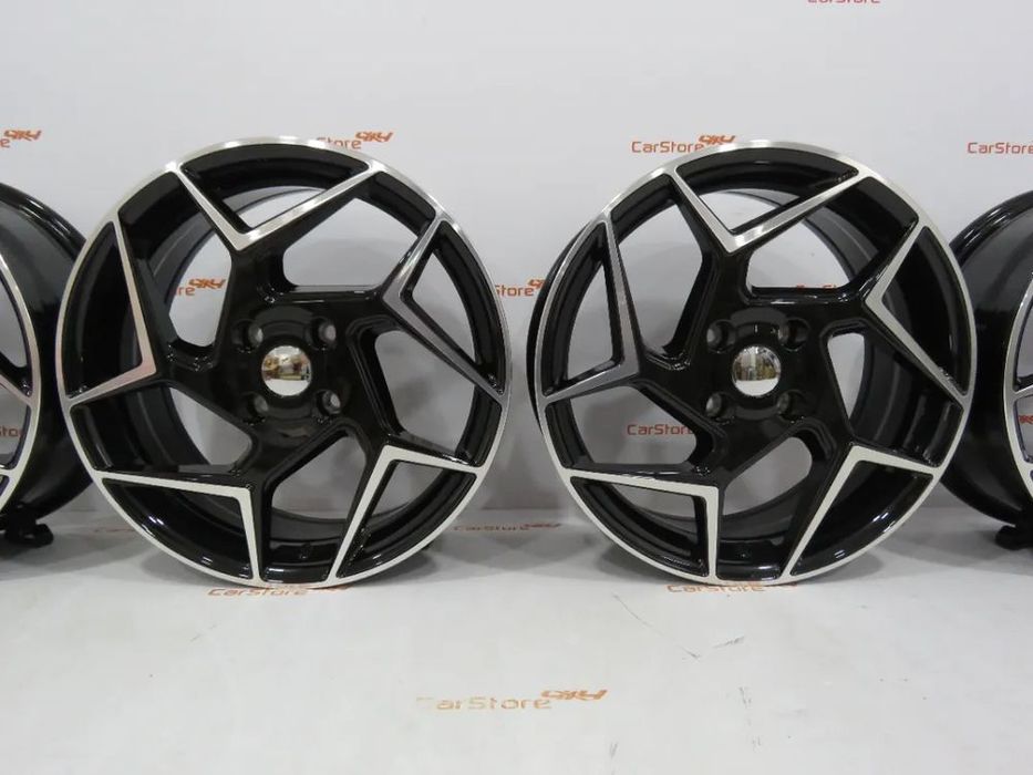 Jantes look Ford Fiesta ST 17 x 6.5 et 38 Gloss Black 4x108