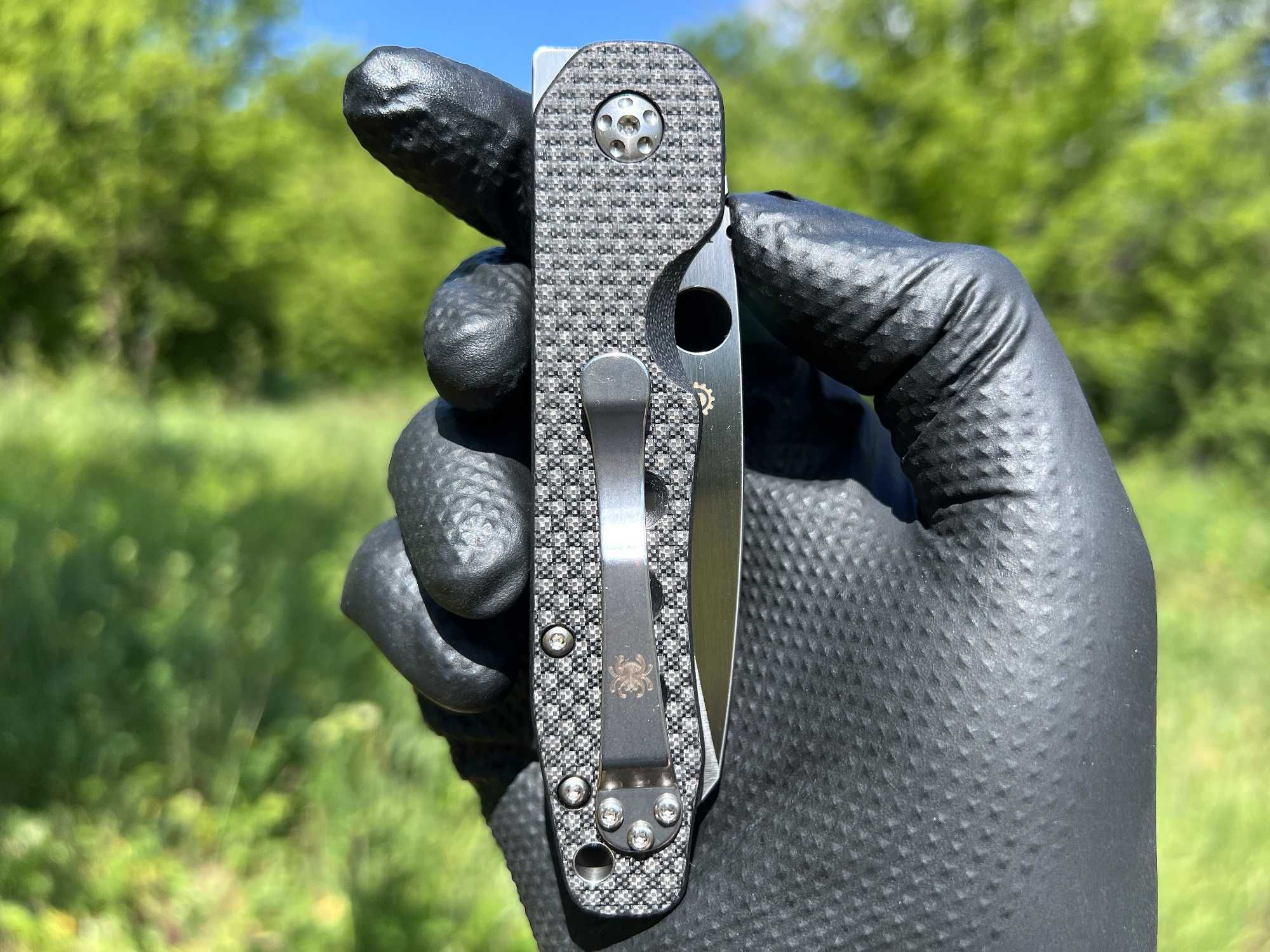 Складний ніж Spyderco Smock Compression Lock Carbon Fiber/G10 CPM S30V