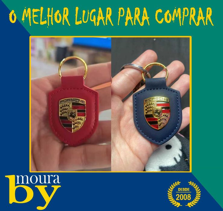 Porsche porta-chaves elegante e jovem