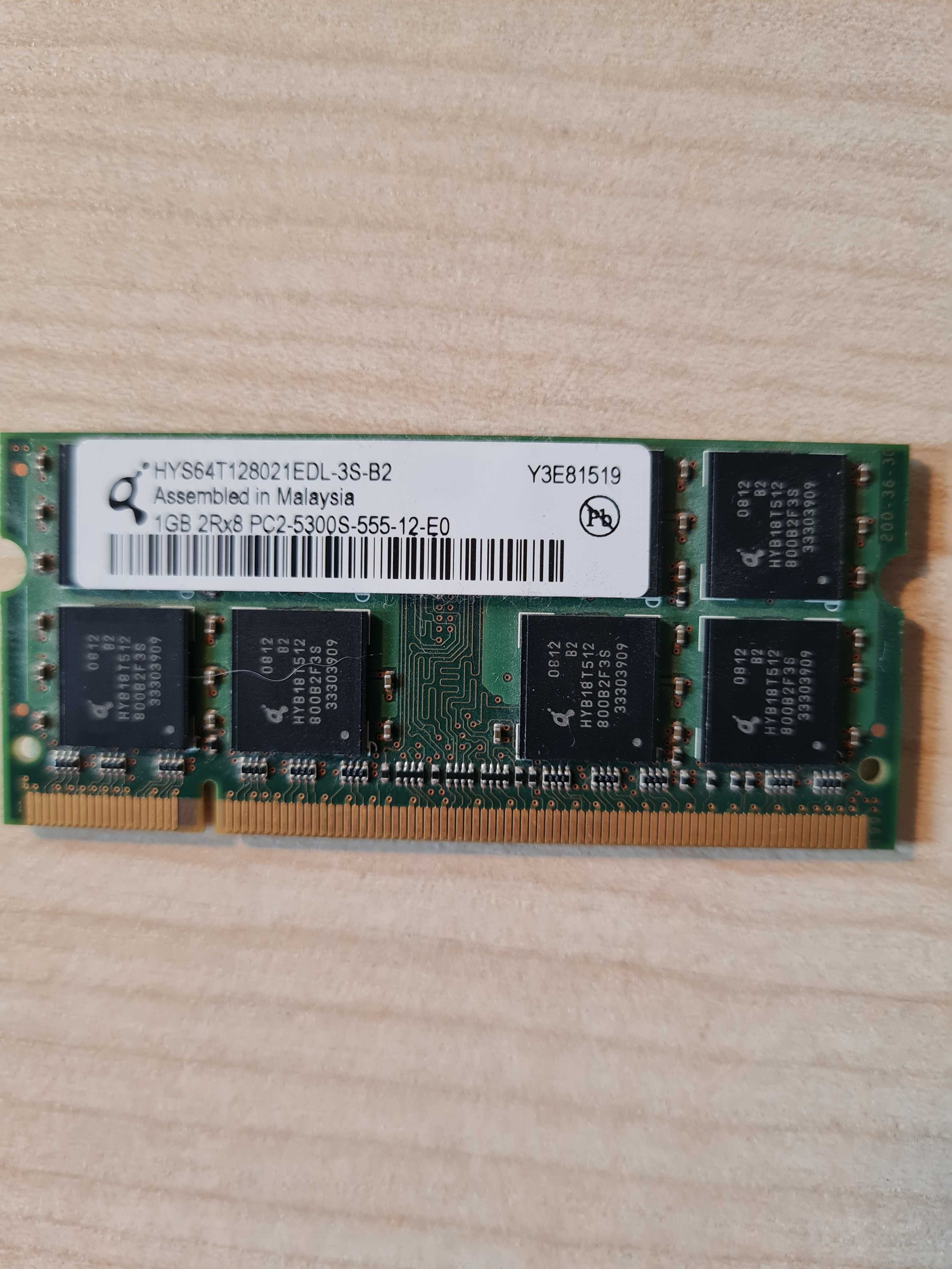 Оперативна память для ноутбука DDR2 1 Gb