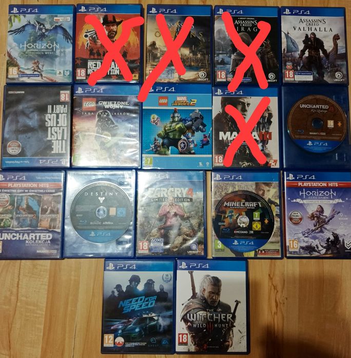 Sprzedam gry PS4