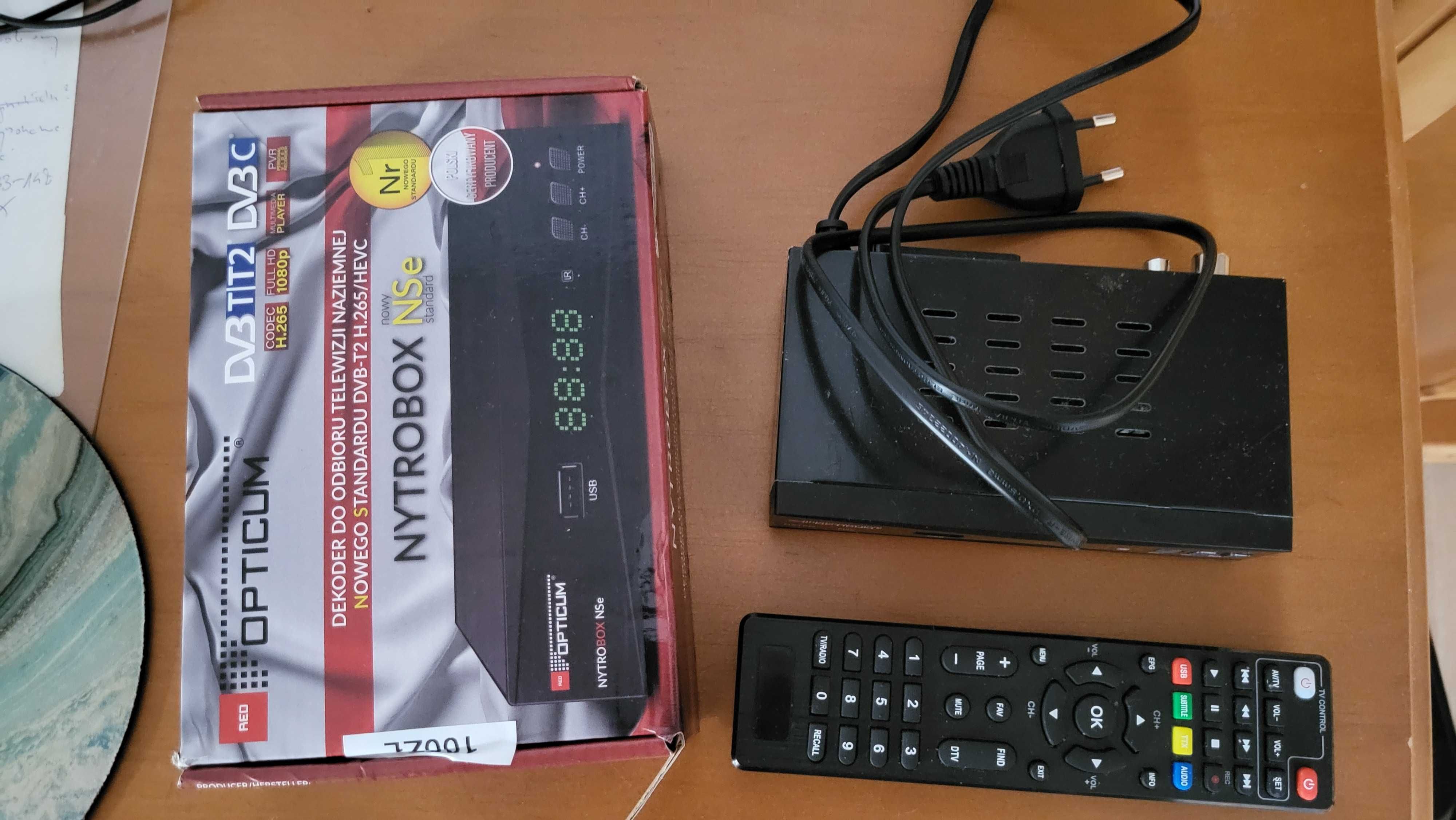 Tuner DVB T2 - najnowszy standard - Opticum Nytrobox NSe - jak nowy
