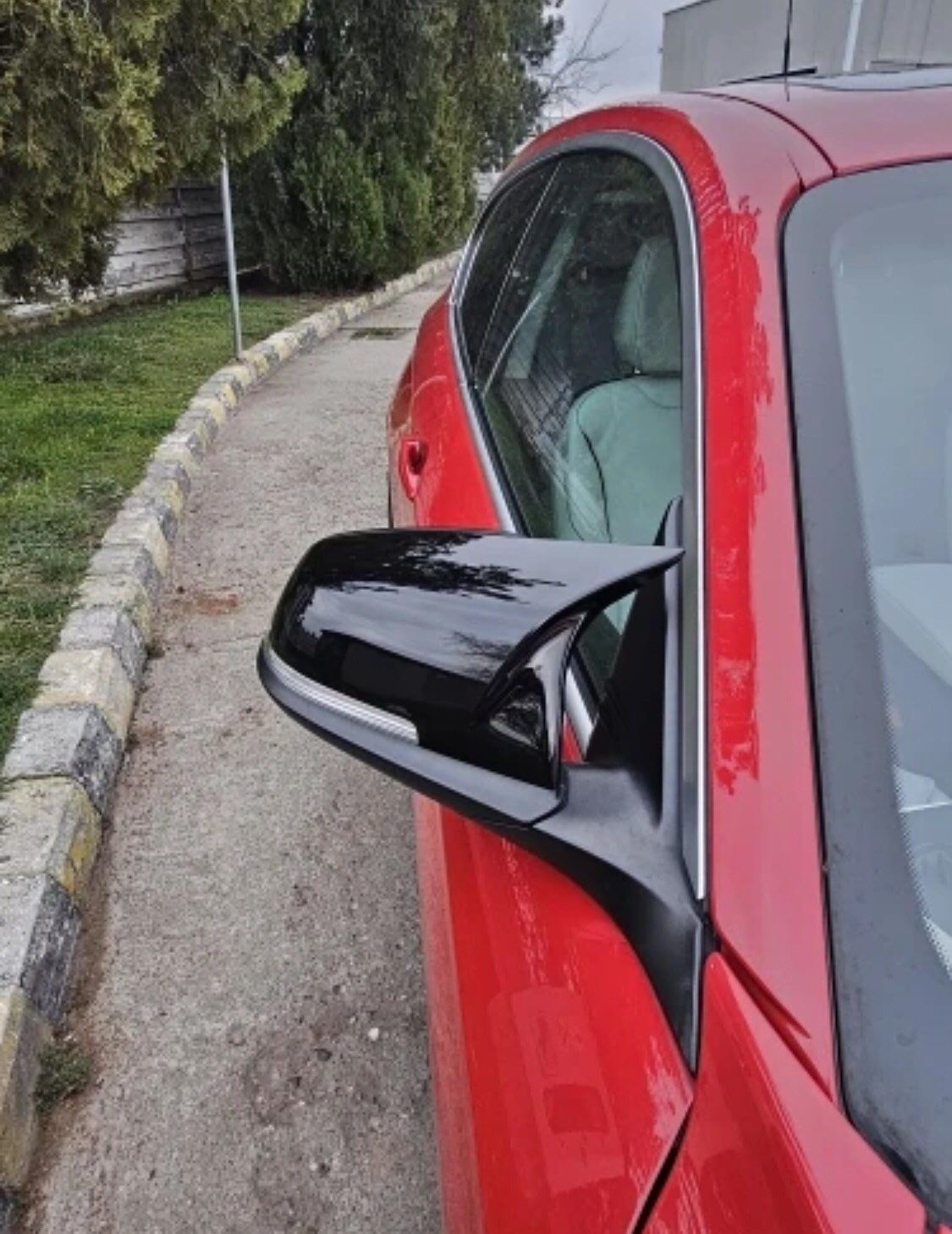 Накладки на зеркала M BMW F30 F31 F32 F36 супер качество