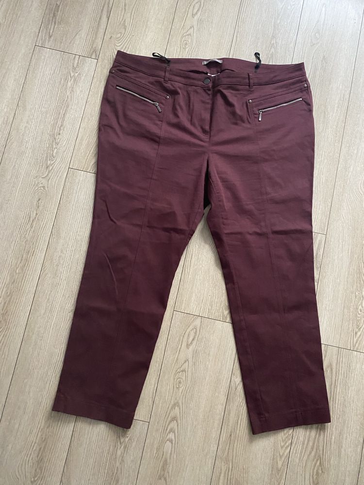 Spodnie markowe z lajkrą pas-119cm