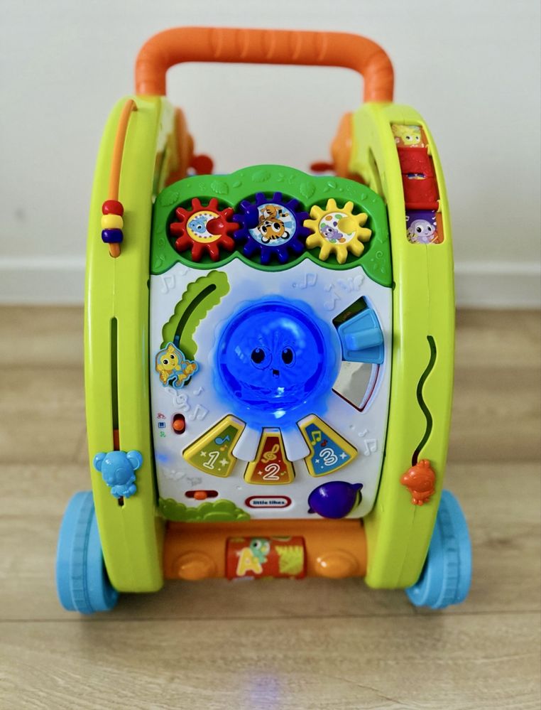 Chodzik i stół aktywności 3w1 Little Tikes jak nowy