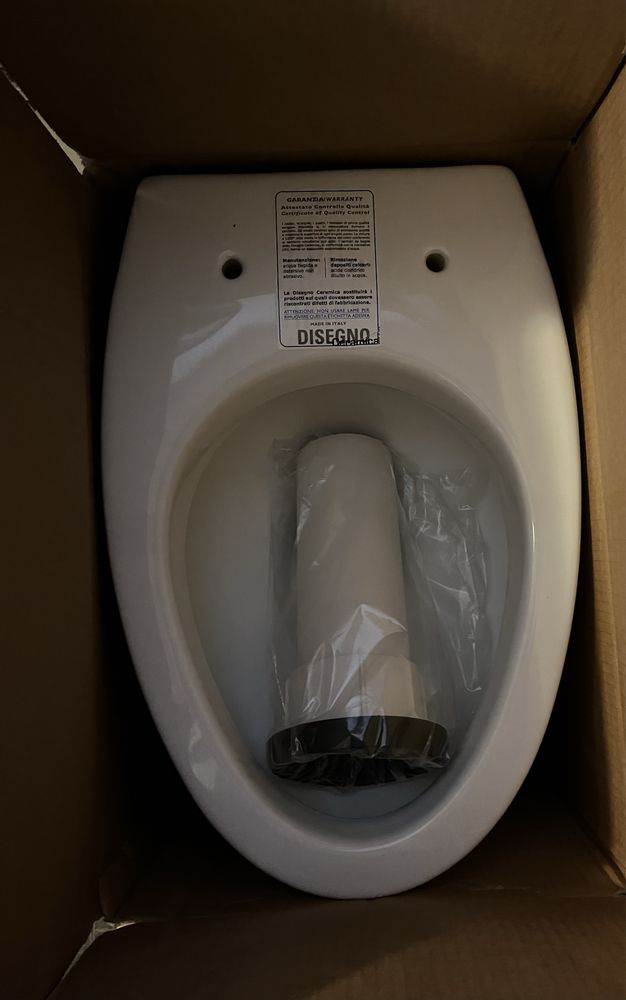 Nowa ubikacja disagno cremica ovo back to wall wc