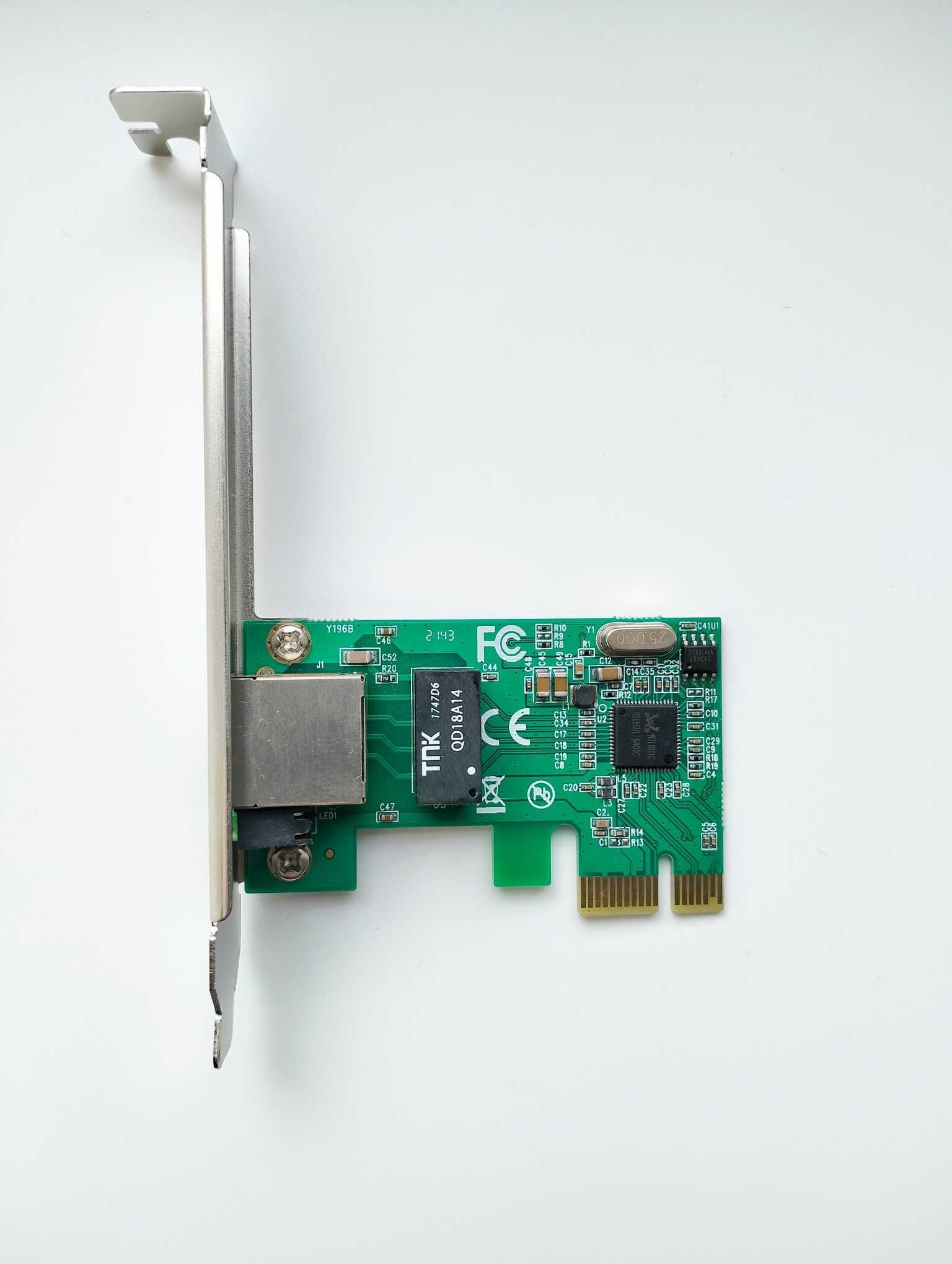 Сетевая карта гигабит PCI-E Realtek RTL8111C 100/1000 Mbit Ethernet