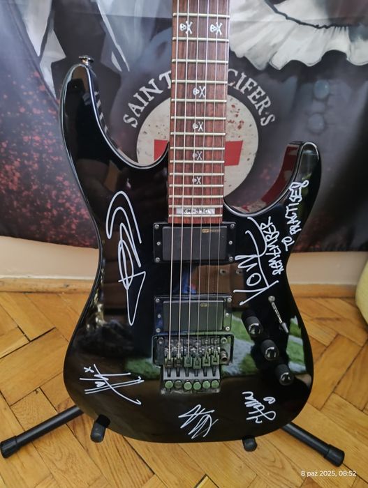 Gitara elektryczna LTD KH-330 autografy Lordi sygnatura Kirk Hammett