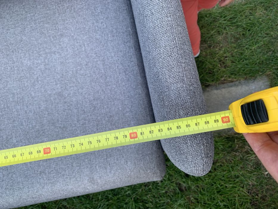 Fotel rozkladany z funkcja spania jysk szary norodden