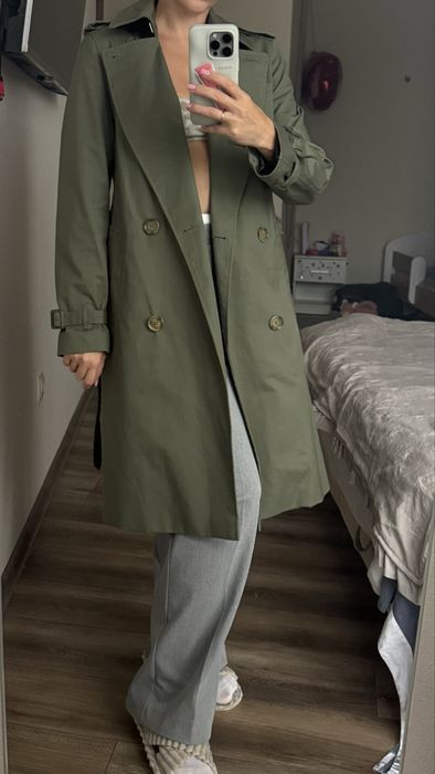 Плащ тренч mango xs