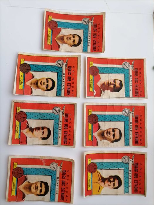 Cromos Caramelos BENFICA Ídolos dos Estádios 1962 A Francesa