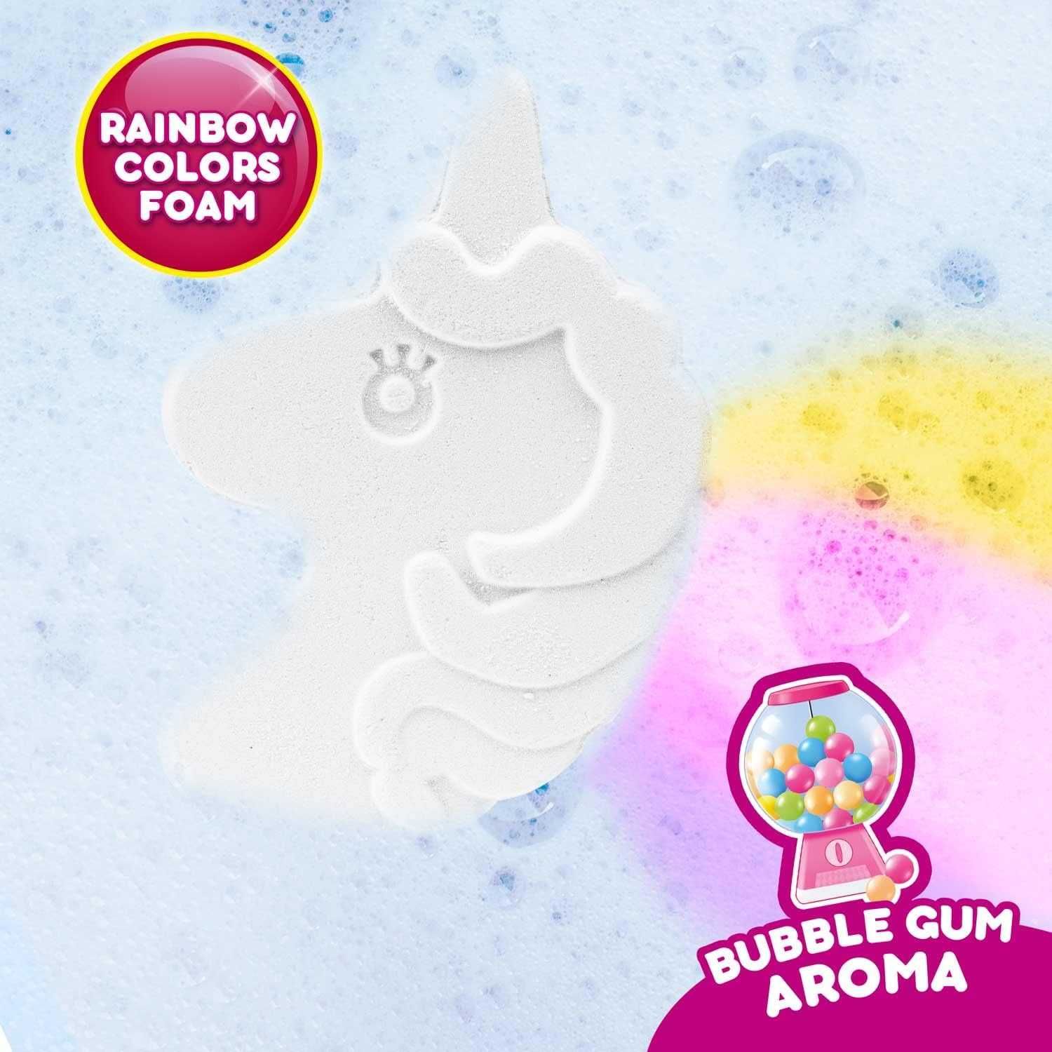 INKEE FOAMY RAINBOW kula do kąpieli jednorożec zapach guma balonowa