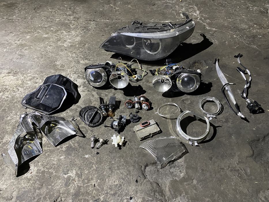 Продам комплектующие оптики бмв е60