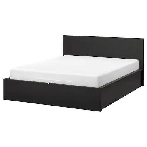 MALM Łóżko dwuosobowe z IKEA z pojemnikiem