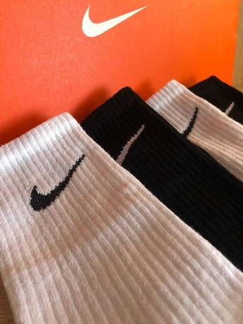 12 ПАР 275ГРН! Носки мужские демисезонные спортивные высокие Nike Найк