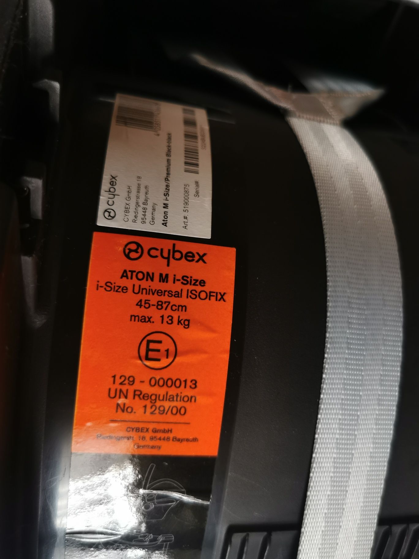 Fotelik cybex Aron M i-size + nowy podróżny przewijak