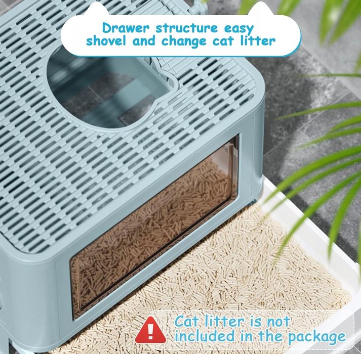 Kuweta Dla Kota Z Otworem Na Górze 48 X 38 X 36 Cm Powystawowy