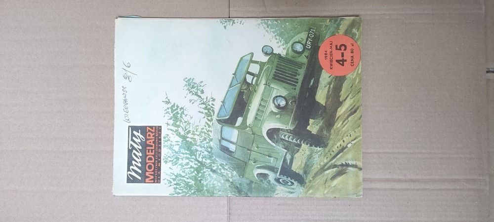 Mały Modelarz 4-5/1984 Gaz Samochód Terenowy