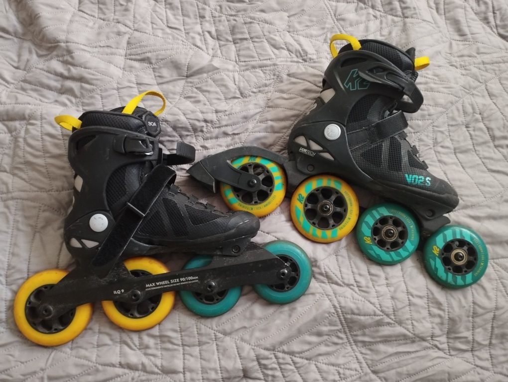 Łyżworolki K2 Vo2 S 100 X Boa r 36,5 23cm rolki speed x-training skate