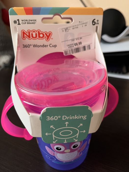 Чашка-непроливайка Nuby