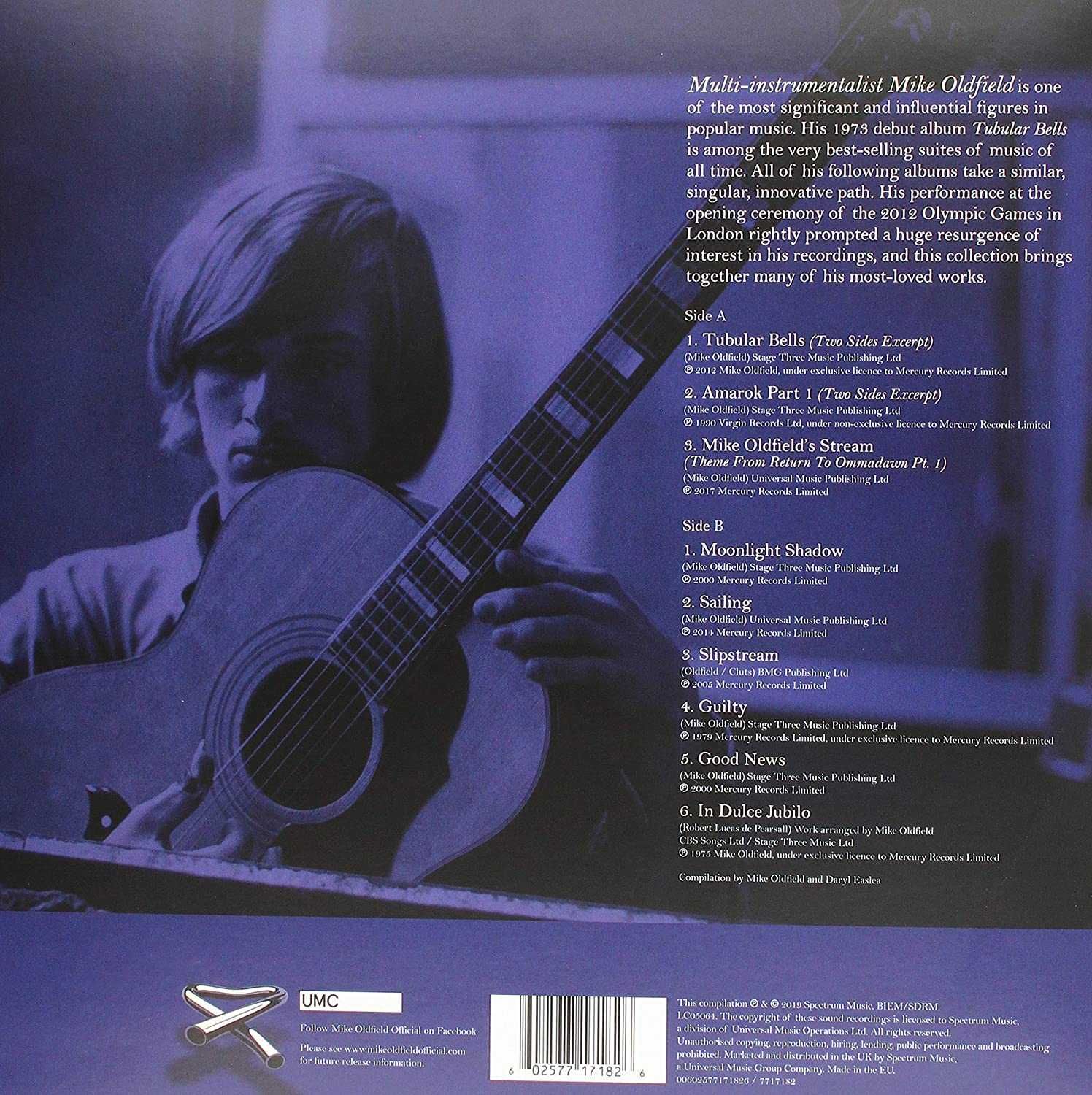 Mike Oldfield Moonlight Shadow LP 2019 Winyl Vinyl nowa w folii