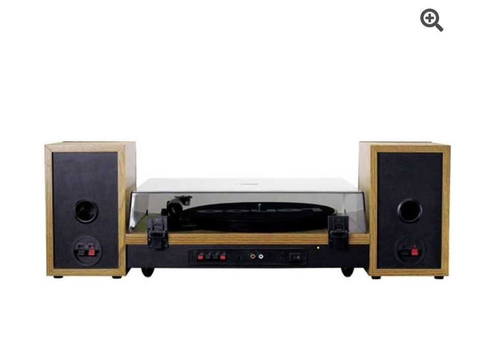 GIRA DISCOS LENCO LS 300 MADEIRA (gira-discos, 2 colunas separadas)