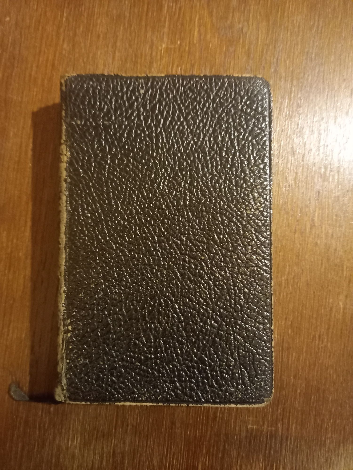 Pismo święte biblia brytyjka pozłacane brzegi, 1956r.