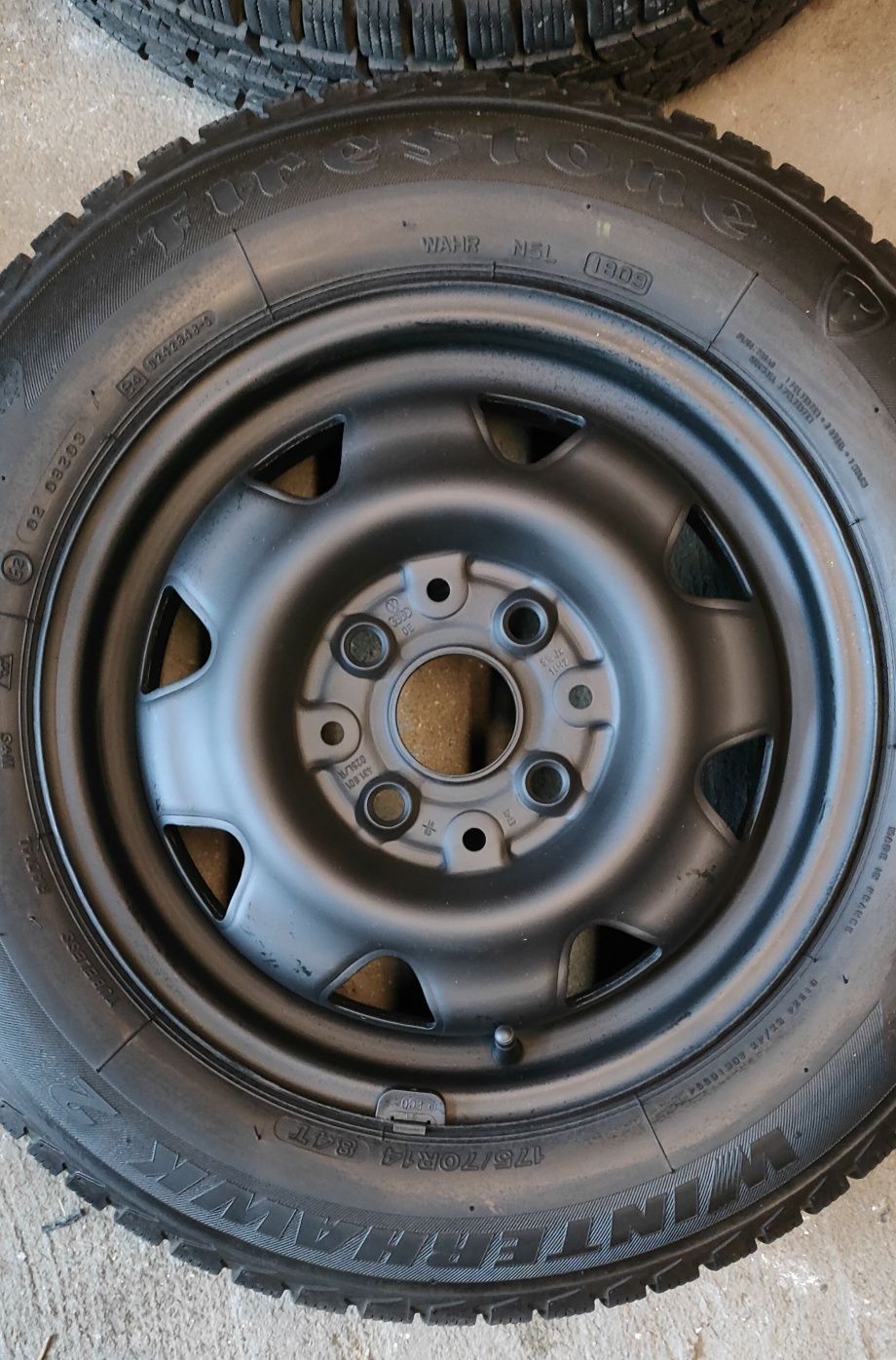 Felgi stalowe koła zimowe Audi 80 oryginał 14" 4x108 5,5J ET 45
