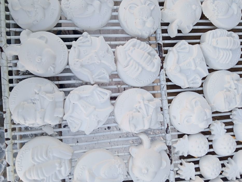 Меловая пыль прессованная в формы