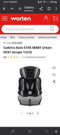 Cadeira Auto STAR IBABY Urban HC01 (Grupo 1/2/3)