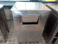 Bancada de Apoio Inox c/ rodas, janela c/ proteção - ACM1055 - Usada