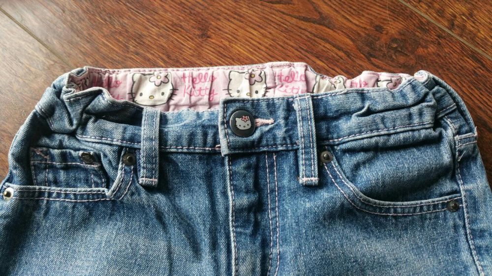 Spodnie h&m hello kitty dzinsy 110
