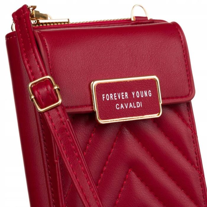 damska mini torebka-portfel ze skóry ekologicznej - 4u cavaldi