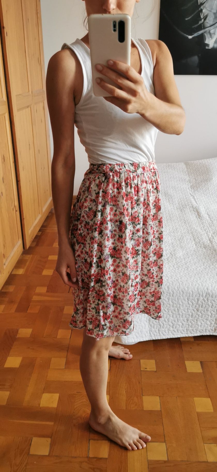 Spódnica w kwiaty