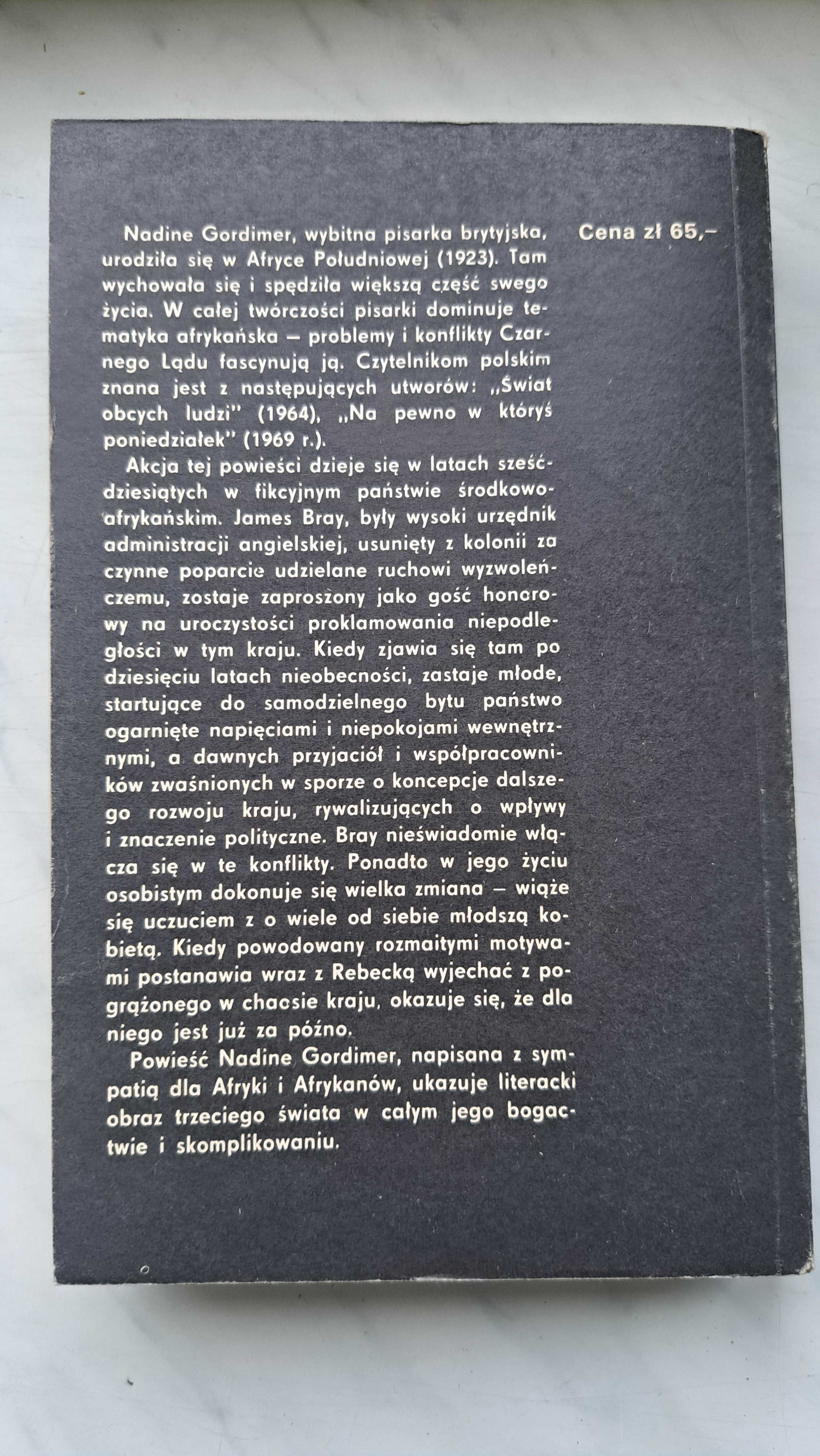 Gość honorowy - Nadine Gordimer - książka