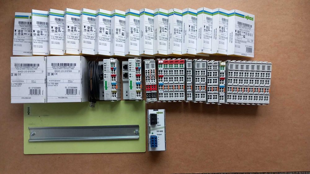 Sterowniki WAGO PLC KNX IP 750-889/750-849 + moduły