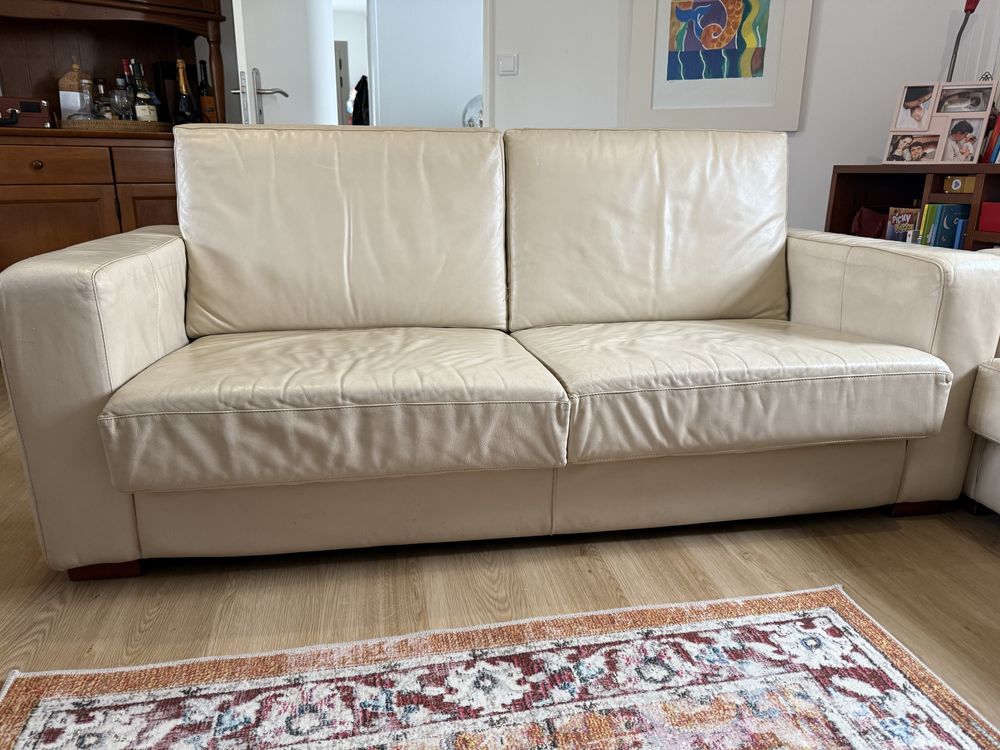 Conjunto sofas bege