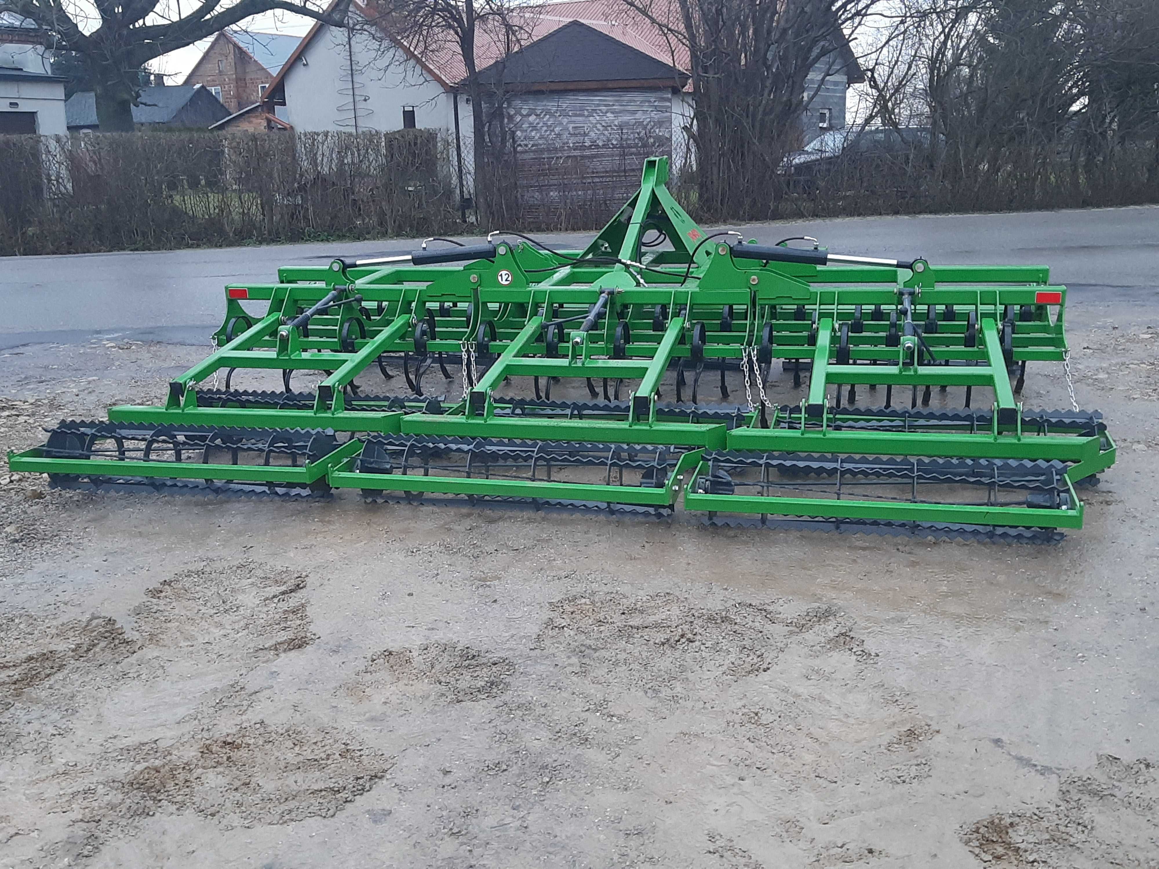 Agregat uprawowo-siewny hydrauliczny JANPOL 3,6-4,2-5m OD RĘKI