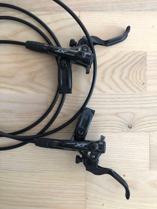 Hamulce tarczowe Shimano Deore XT 4 Tłoki BL-M8100 BRM8120 enduro emtb