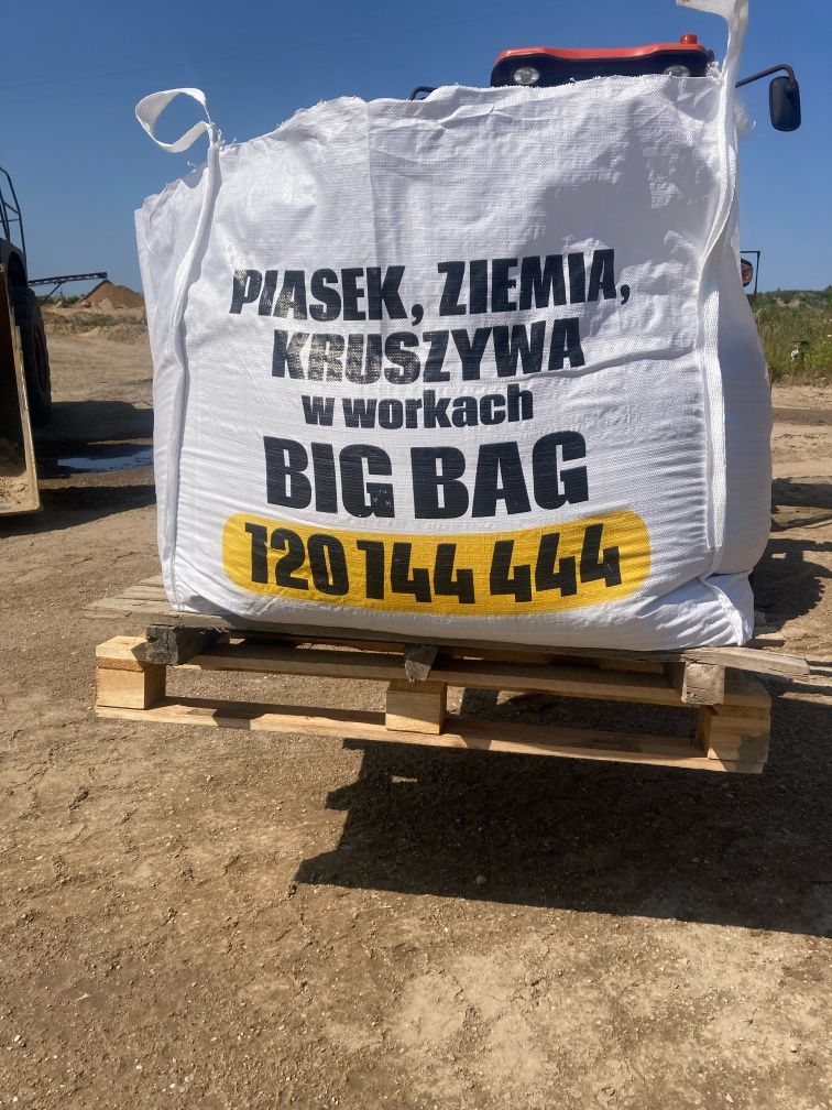 Hit Piasek Ziemia Kruszywa w workach Big-Bag