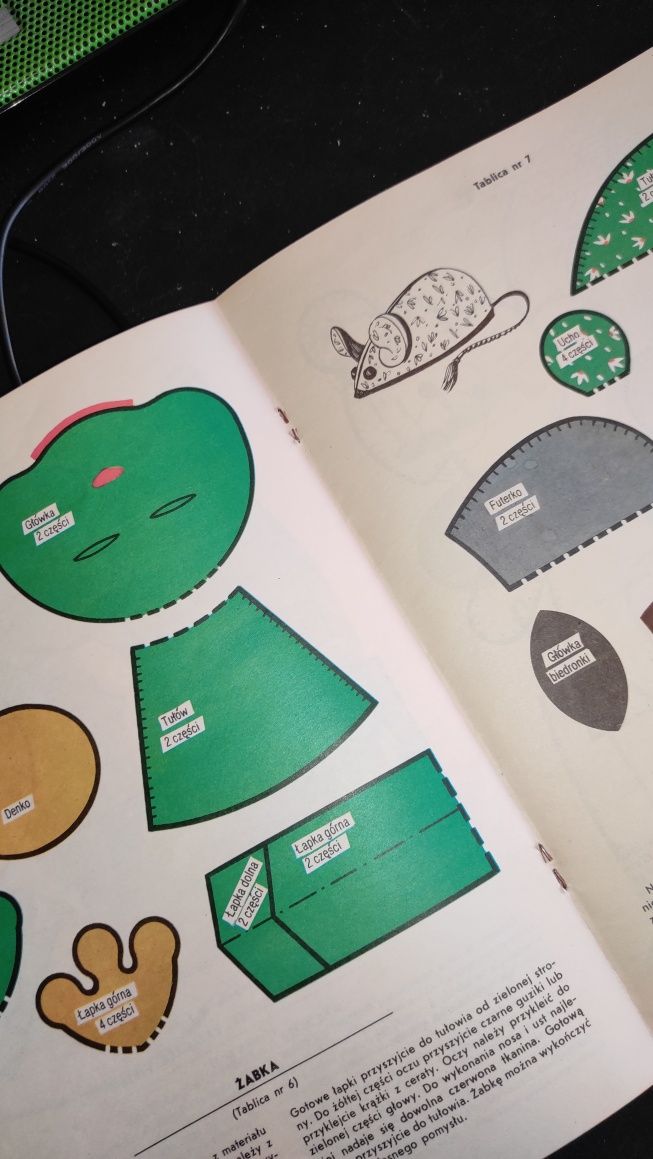 książka z serii szycie maskotki Baśniowy Świat zabawek